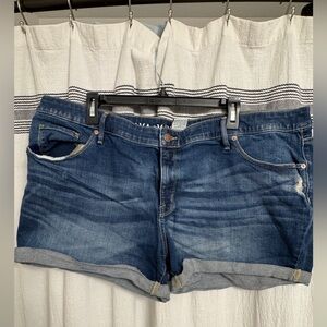Ava & Viv Dark Blue Jean Shorts